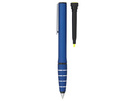 Набор ручка шариковая и маркер, синий, черные чернила