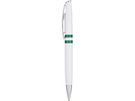 Ручка шариковая «Лиллехаммер» белая/зеленая