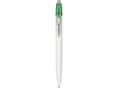 Ручка шариковая Celebrity «Эллингтон» белая/зеленая