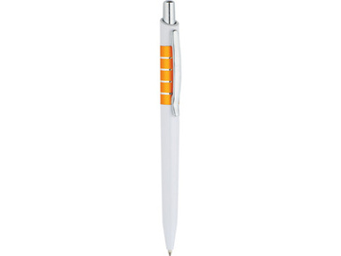 Ручка шариковая Celebrity «Дион» белая/оранжевая