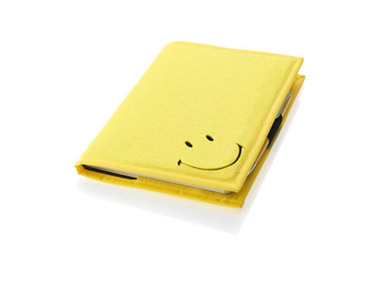 Записная книжка Smiley в чехле, формат А5