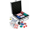 Набор для игры в покер: 200 жетонов, 2 колоды карт, 5 игральных костей, фишка дилера, большой и малый блайнд