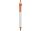 Ручка шариковая «Каприз» белая/оранжевая