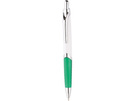 Ручка шариковая «Призма» белая/зеленая