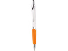 Ручка шариковая «Призма» белая/оранжевая