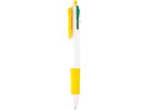Ручка шариковая «Альтернатива» 4-в-1 белая-желтая