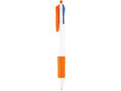 Ручка шариковая «Альтернатива» 4-в-1 белая-оранжевая