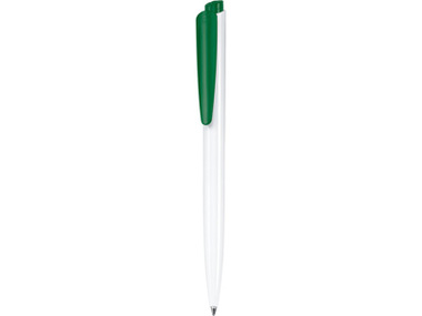 Ручка шариковая Senator модель Dart Basic белая-зеленая