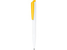 Ручка шариковая Senator модель Dart Basic белая-желтая