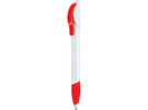 Ручка шариковая Senator модель Hattrix Soft белая-красная