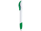 Ручка шариковая Senator модель Hattrix Soft белая-зеленая
