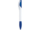 Ручка шариковая Senator модель Hattrix Basic белая-синяя