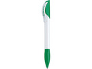 Ручка шариковая Senator модель Hattrix Basic белая-зеленая