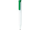 Ручка шариковая Senator модель Super-Hit Basic белая-зеленая