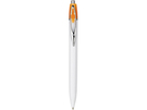 Ручка шариковая Celebrity «Эллингтон» белая/оранжевая