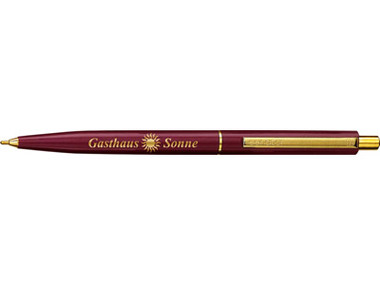 Ручка шариковая Senator модель Point Gold бордовая