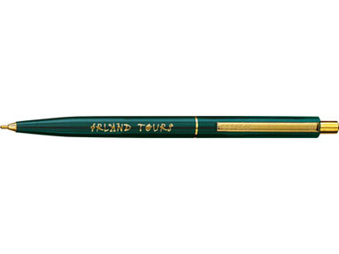Ручка шариковая Senator модель Point Gold зеленая