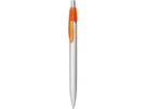Ручка шариковая Celebrity «Шепард» серебристая/оранжевая