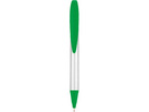 Ручка шариковая «Позитив Сильвер» серебристая/зеленая