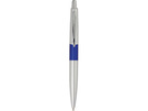 Ручка шариковая «Квебек» серебристая/синяя