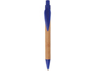 Ручка шариковая «Листок» бамбуковая/синяя