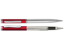 Набор Celebrity «Кеннеди»: ручка шариковая, ручка роллер в футляре красный