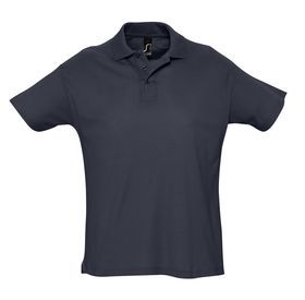 Рубашка поло мужская SUMMER 170 темно-синяя, размер 
XS–XXL
