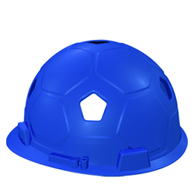 Фанатский футбольный шлем, синий