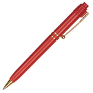 Ручка шариковая Raja Gold, красная