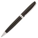 Ручка шариковая Legend с футляром, черная с серебристыми элементами