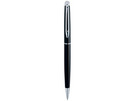 Ручка шариковая Waterman модель Hemisphere черная с серебром в футляре