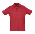 Рубашка поло мужская SUMMER 170 красная, размер S–XXL