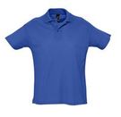 Рубашка поло мужская SUMMER 170 ярко-синяя (royal), размер S–XXL
