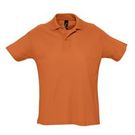 Рубашка поло мужская SUMMER 170 оранжевая, размер S–XXL