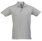 Рубашка поло мужская SPRING 210 серый меланж, размер S-XXL