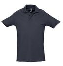 Рубашка поло мужская SPRING 210 темно-синяя (navy), размер S–XXL