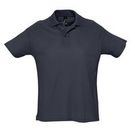 Рубашка поло мужская SUMMER 170 темно-синяя (navy), размер S–XXL