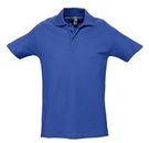 Рубашка поло мужская SPRING 210 ярко-синяя (royal), размер S–XXL