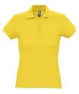 Рубашка поло женская PASSION 170 желтая, размер S–XL