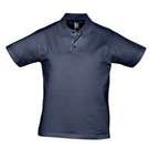Рубашка поло мужская Prescott men 170 кобальт (темно-синяя), размер S–XXL