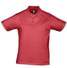 Рубашка поло мужская Prescott men 170 красная, размер S–XXL