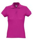 Рубашка поло женская PASSION 170 темно-розовая (фуксия), размер S–L