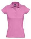 Рубашка поло женская Prescott women 170 розовая , размер S–L