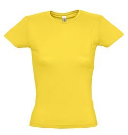 Футболка женская MISS 150 желтая, размер S–XL