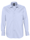 Рубашка мужская с длинным рукавом BRIGHTON голубая, размер M–XXL