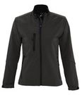 Куртка женская на молнии ROXY 340 черная, размер S–L