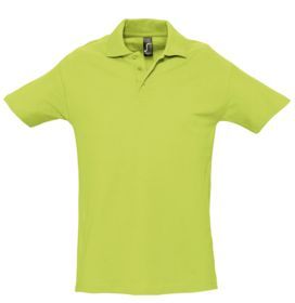 Рубашка поло мужская SPRING 210 зеленое яблоко, размер 
S–XXL