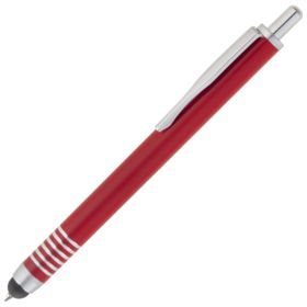 Ручка шариковая Finger со стилусом, красная