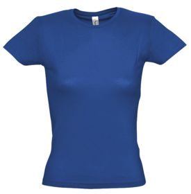 Футболка женская MISS 150 ярко-синяя (royal), размер 
S–XXL