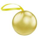 Елочный шар - шкатулка для подарка, золотой